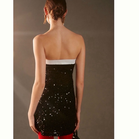 NWT Anthropologie Vineet Bahl Textured Sequin Dress size L - Picture 5 of 10